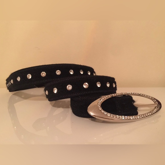 mamosa boutique Accessories - Black crystal belt (new)